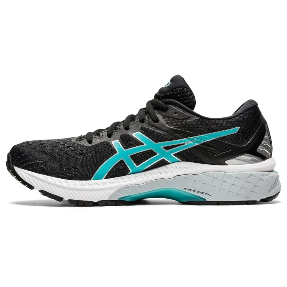ASICS GT-2000 9 Women's Running shoes Black/Techno Cyan 10.5 D - Wide